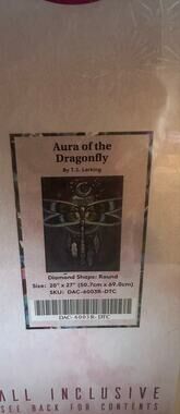 Aura of the Dragonfly by T S Larking Diamond Art Club Sealed Archived